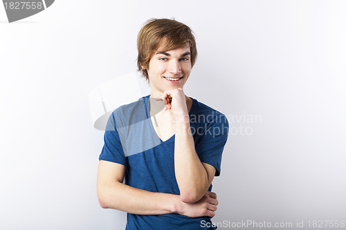 Image of Young man thinking