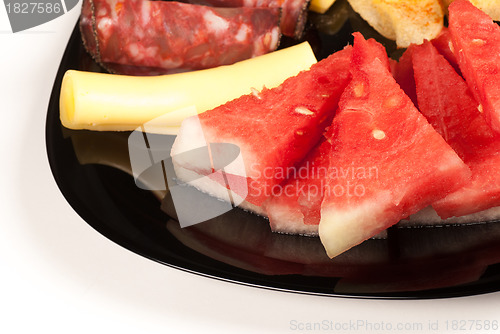Image of Melon with cold meat