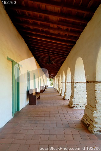 Image of Main walkway of the San Juan Bautista Mission