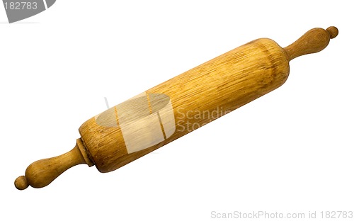 Image of Vintage Wooden Rolling Pin w/ Path