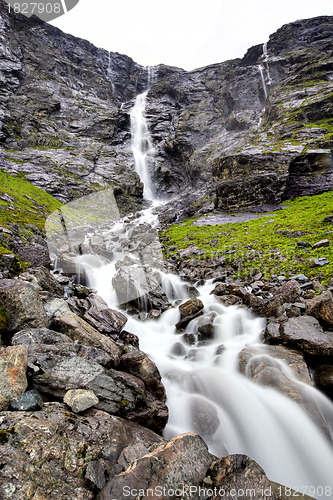 Image of Trollfossen in Norway