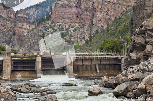 Image of Shoshonee Dam on Colorado RIver