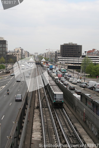 Image of Rubber tyre metro Paris