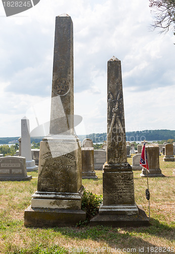 Image of Graves at St Ignatius church Maryland