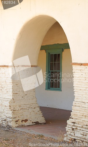 Image of Archway at the San Juan Bautista Mission