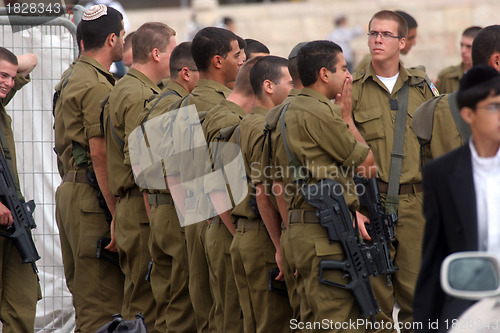 Image of Jerusalem, Members of the Israeli Border Police in the Old City