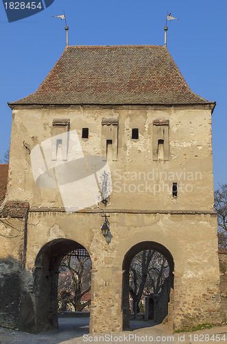 Image of The Taylorâ€™s Tower- Sighisoara,Romania