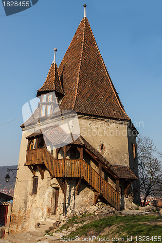 Image of The Shoemakerâ€™s Tower- Sighisoara, Romania