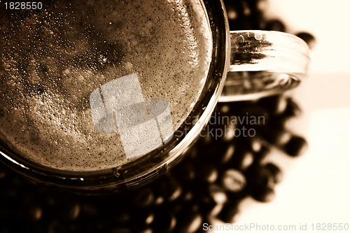 Image of Cup with coffee