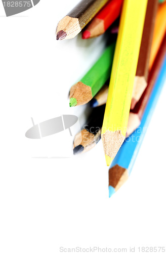 Image of Close-up pencil.