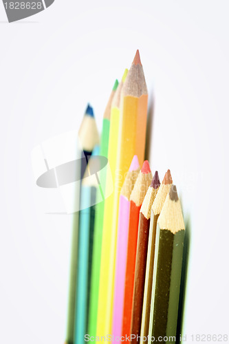 Image of Close-up pencil.