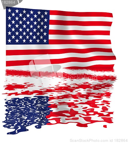 Image of Old Glory Reflection