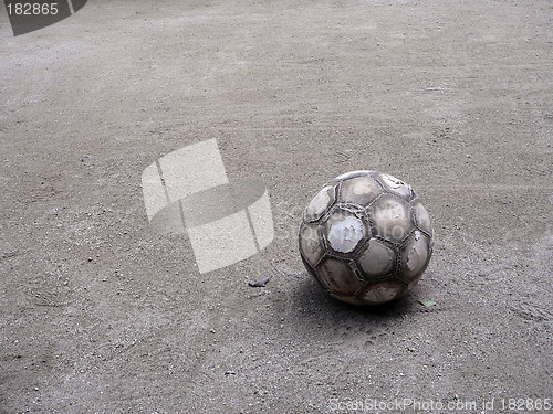 Image of old football ball