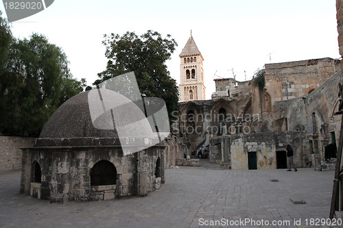 Image of Place at Dome on the Church of the Holy Sepulchre in Jerusalem