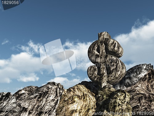 Image of dollar rock