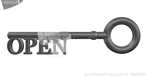 Image of open key