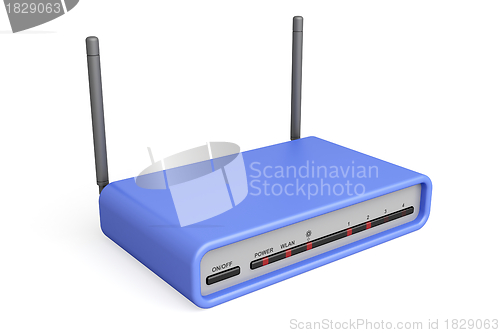 Image of Blue router