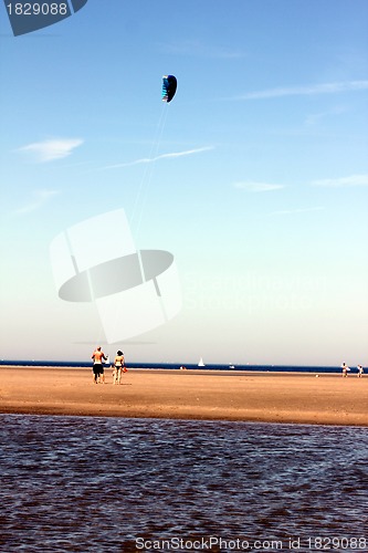 Image of kite flying at the beach