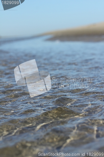 Image of river beach at low tide