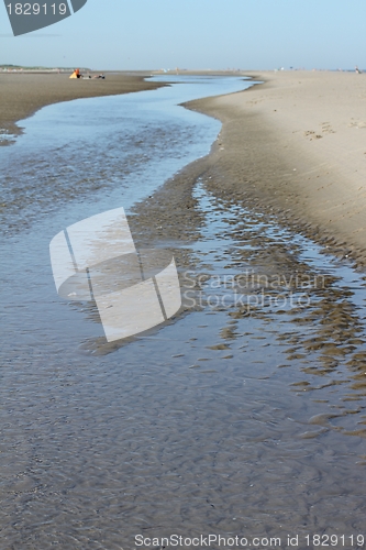 Image of river beach at low tide