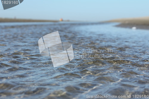 Image of river beach at low tide