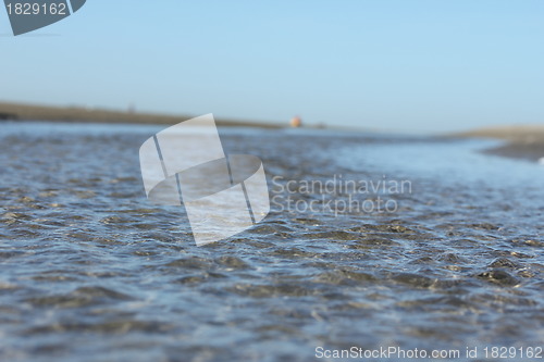 Image of river beach at low tide