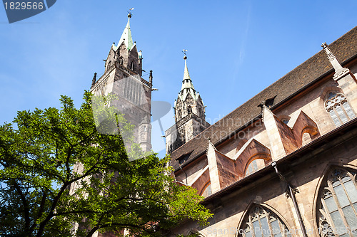 Image of St. Lorenz Church Nuremberg Bavaria Germany