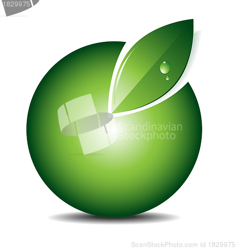 Image of Green icon/emblem/logo vector