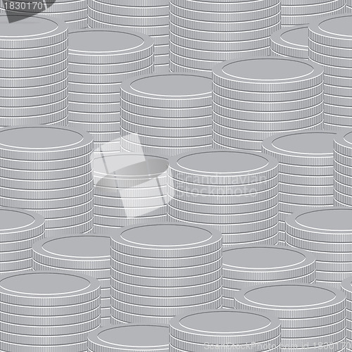 Image of Abstract background - a stacks of coins