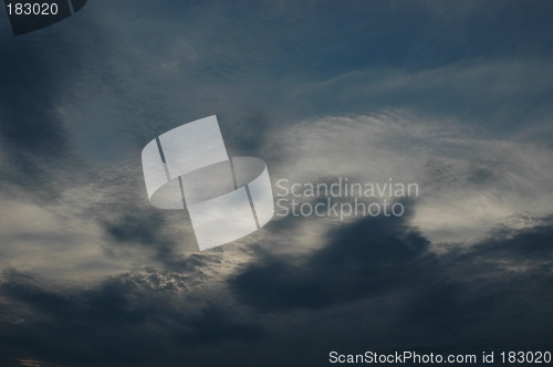 Image of Dramatic sky in summer