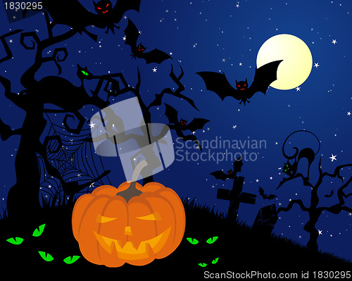 Image of Happy halloween card