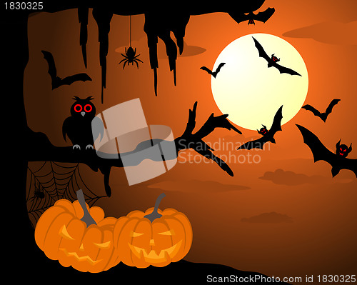 Image of Happy halloween card