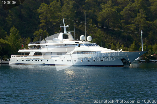 Image of million dollar yacht