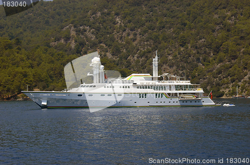 Image of million dollar yacht