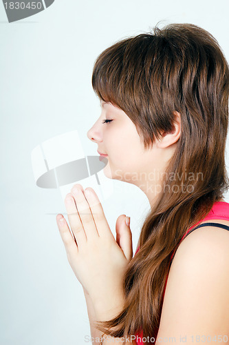 Image of prayer teen