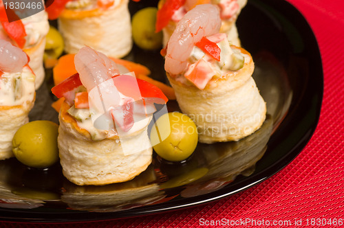 Image of Seafood vol au vents