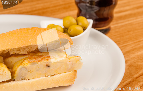 Image of Tortilla bocadillo