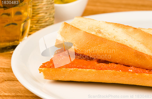 Image of Sobrasada sandwich