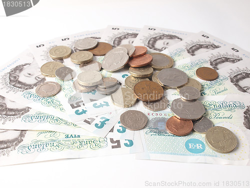 Image of Pound note and coin