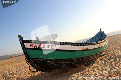 Image of Nazare typical boat