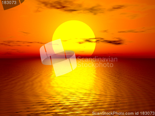 Image of Sunseet landscape