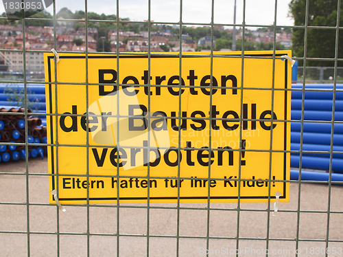 Image of A sign