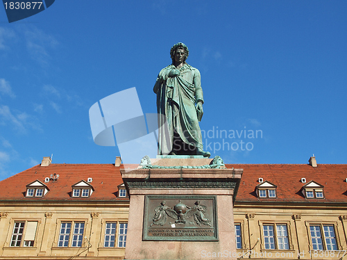 Image of Schiller statue, Stuttgart