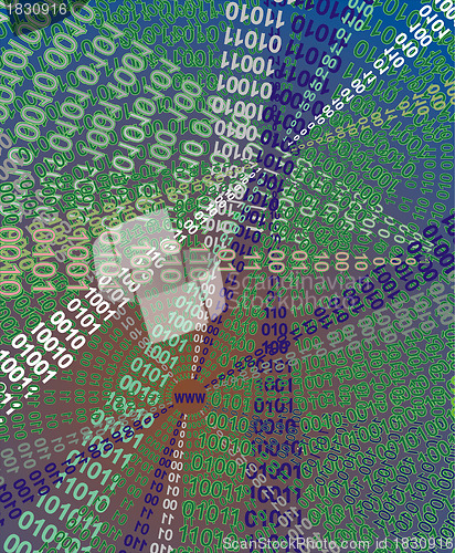 Image of Computer binary code