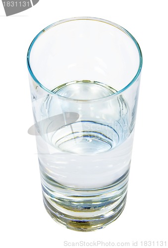 Image of Glass of clear water