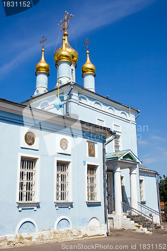 Image of Blue church