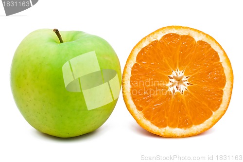 Image of Orange and apple