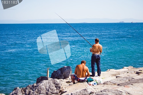 Image of bosphorus fishing