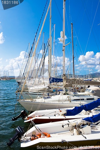 Image of Sailing yachts in Sardinia