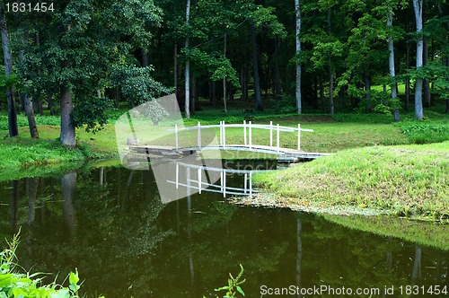 Image of The bridge and stream